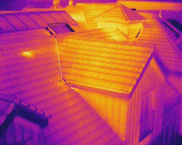 Thermal Imaging Roof Survey Image Gloucester